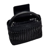 Almeria Large Tote Bag - Black & Black