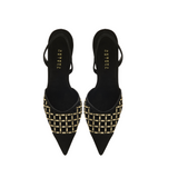 Elora 90MM Slingback Pump - Black