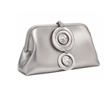 Lia Pouch Bag - Silver & Antique Silver