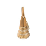 Melita Large Round Tote Bag - Nude & Multicolor