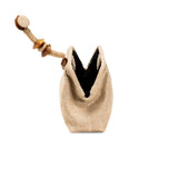Petra Pouch Bag - Natural & Almond