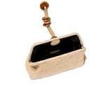 Petra Pouch Bag - Natural & Almond