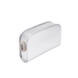 Catena One Glam Two Sided Clutch - Metallic Silver