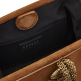 Alessa Tassel Pouch Bag - Camello