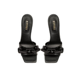 Catena 90MM Sandal - Black & Black