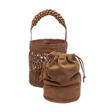 Almeria Large Bucket Bag - Camello