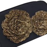 Lavinia Two Sided Clutch - Black & Gold