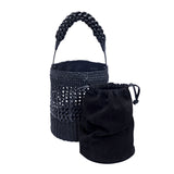 Almeria Large Bucket Bag - Black