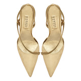 Sienna 90MM Slingback Pump - Gold