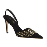 Elora 90MM Slingback Pump - Black