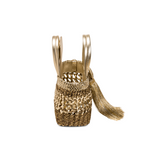 Almeria Mini Tote Bag - Sahara & Antique Gold