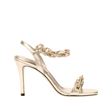 Catena Notte 90MM Sandal - Sahara & Gold/Silver