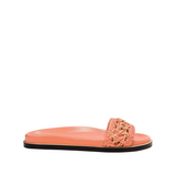 Almeria 10MM Comfort Slides - Peach & Natural