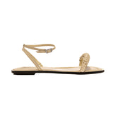 Rovena 10MM Removable Ankle Sandal - Nude & Nude