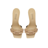 Catena 70MM Sandal - Beige & Beige