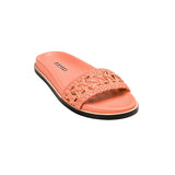 Almeria 10MM Comfort Slides - Peach & Natural