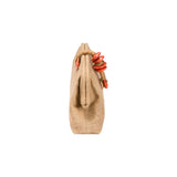 Petra Pouch Bag - Natural & Coral