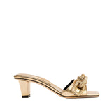 Catena 50MM Sandal - Gold & Gold/Silver