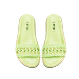 Almeria 10MM Comfort Slides - Avocado & Natural