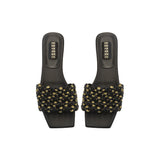 Aurnia 10MM Sandal - Black & Gold