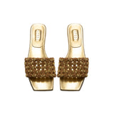 Aurnia 10MM Sandal - Gold & Latte/Gold