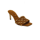 Aurnia 70MM Sandal - Camello & Gold