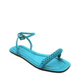 Rovena 10MM Removable Ankle Sandal - Aqua & Aqua