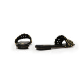 Aurnia 10MM Sandal - Black & Gold