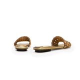 Aurnia 10MM Sandal - Gold & Latte/Gold