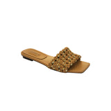 Aurnia 10MM Sandal - Latte & Gold