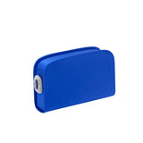 Catena One Glam Two Sided Clutch - Sapphire & Antique Silver