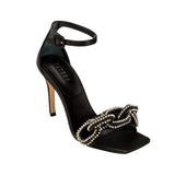 Catena Glam 90MM Ankle Sandal - Black & Glam