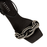 Catena Glam 90MM Ankle Sandal - Black & Glam