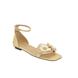Narcissa 10MM Ankle Sandal - Natural & Natural