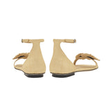 Narcissa 10MM Ankle Sandal - Natural & Natural