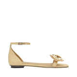 Narcissa 10MM Ankle Sandal - Natural & Natural