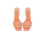Almeria 70MM Sandal - Peach & Natural